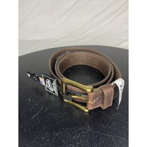 NWT Justin Sycamore Cinch Brown Leather Belt Size 42 COO125 USA Made